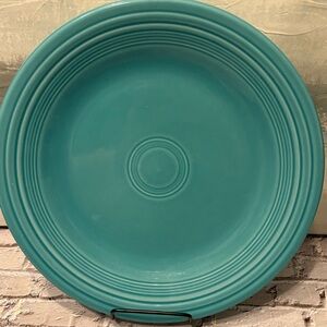 Fiesta Turquoise Classic Rim 10 1/2 Inch Dinner Plate